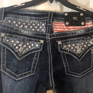 Miss Me signature boot cut jeans